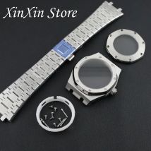 41mm AP Uhr Teile Für NH34 NH35 NH36 Bewegung Transparente Rückseite Sapphire Kristall AP Uhr Fall Geändert Zubehör Ersatz