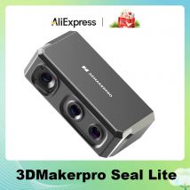 3dmakerpro Seal Lite 3D-Scanner Standard für 3D-Drucker mit 0,02mm Genauigkeit detaillierte Präzision 10fps Scan-Geschwindigkeit Anti-Shake