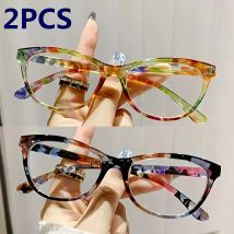 2 stücke Anti-blau Licht Lesebrille Ultraleicht TR90 Sport Presbyopie Brillen Frauen Männer Weit Anblick Optische Brillen Dioptrien
