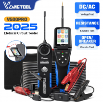 VDIAGTOOL V500 Pro Tester di circuito automobilistico V500Pro Tester di sonde di circuito di alimentazione Strumento di ricerca di interruttori 9/30V Pinna di cortocircuito aperta