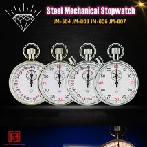 JM-504 JM-803 JM-806 JM-807 Stahl mechanische Stoppuhr Track Field Running Wettbewerb Stop Watch Metall Sport Training Timer