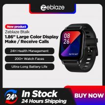 Zeblaze Reloj Inteligente Btalk para Hombre, Pantalla Grande a Color, Llamadas de Voz, Dispositivo de Salud y Entrenamiento, 1.86 Pulgadas, Producto Disponible