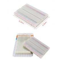 Breadboard 400 Points Solderless Bread Board PCB Test Board DIY Self-adhesive Prototype for Arduino ESP32 Raspberry Pi BPI OPI
