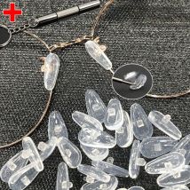 4/8/10/20pcs/set Soft Silicone Transparent Nose Pads With Screwdriver for Sunglasses Glasses Replacement Repair Tool Supplies