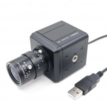 GXIVISION 13 MP Ultra-HD-Gehäuse-USB-Kamera, treiberfrei, IMX458, 4208 x 3120, für statische Dokumentenscan, mit 2,8–12 mm manuellem Zoom-CS-Objektiv