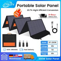 Ctolity Photovoltaik Kit pannello solare da 200 W Generatore solare completo Fotowoltaika Impermeabile Spedizione magazzino USA UE