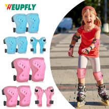 Kinder-Schutzausrüstungsset, Knieschützer für Kinder von 3–10 Jahren, Knie- und Ellenbogenschützer für Kleinkinder mit Handgelenkschützer, 3-in-1, zum Skaten, Radfahren