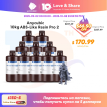 Anycubic ABS Like+ 10kg 3d żywica wysoka precyzja UV 405nm dla LCD SLA DLP Anycubic Photon żywica drukarka 3d