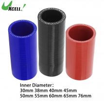 UXCELL 30mm 38mm 40mm 45mm 55mm 60mm 76mm ID Auto Ad Alte Prestazioni Dritto Tubo In Silicone Accoppiatore Intercooler Tubo Universale