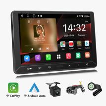 10 Zoll Android Autoradio 2 Din Bluetooth WIFI Apple Carplay Android Auto Bildschirm 2Din Multimedia-Radio-Player für Fahrzeuge