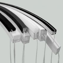 Tubo flessibile in silicone al neon a led impermeabile IP67 adatto per striscia luminosa RGB da 5 mm 8 mm 10 mm 12 mm PCB WS2812B WS2811 5050