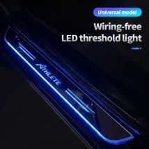 USB leuchtendes Auto Logo bewegt LED Willkommen Pedal Auto Türschwelle Weg Licht für Toyota Krone s170 s180 s200 s210 Royal Athlet