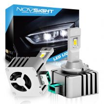 NOVSIGHT D3S faros LED D1S D2S D4S 70W 20000LM bombillas de faros de coche superbrillantes 6500K blanco Plug and Play faro automático