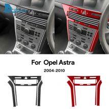 Echter weicher Carbonfaser-Aufkleber für Vauxhall Opel Astra H MK5 2004 2005 2006 2007 2008 2009 2010, LHD RHD-Auto-Mittelkonsolenrahmen