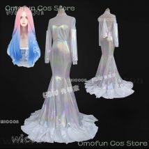 ALIEN STAGE Mizi Cosplay Long Evening Dress Costume Stage Performance Clothes R7 Halloween Women Fancy Shinning Party Outfits