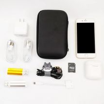 Elektronik-Organizer-Reisetasche, kleine Kabel hülle, Tech-Organizer als Reise zubehör, Kabel-Essentials für Telefon, SD-Karte