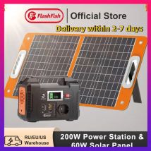 151 Wh Solargenerator AC 200 W tragbares Kraftwerk mit 18 V 60 W faltbarem Solarpanel-Batterie-Komplettset-System Camping