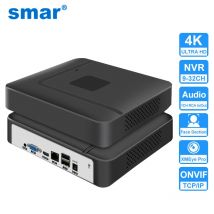 Smar H.265 CCTV NVR 8CH 9CH 16CH 32CH Für 5MP 4K IP Kamera Unterstützung Gesichtserkennung E-Mail Alart Video DVR Recorder XMEYE APP Onvif