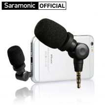 Saramonic SmartMic TRRS da 3,5 mm Plug and Play Microfono per PC Laptop Smartphone iPhone Android Youtube Registrazione Streaming Vlog