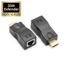 Video Extender HD auf RJ45 4K 3D HDTV 1.4 Bis zu 30M Erweiterung auf RJ45 über Cat 5E/6 Netzwerk LAN Ethernet Adapter
