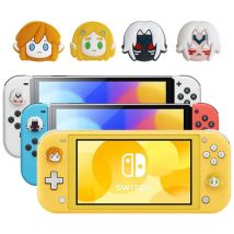 4 pezzi Cartoon Link Joystick Cover Thumb Stick Grip Cap per Nintendo Switch Oled Lite JoyCon Controller Gamepad Custodia morbida in silicone