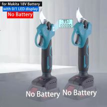 Akumulatorowe nożyce do gałęzi z silnikiem bezszczotkowym, narzędzie ogrodnicze, sekator z wyświetlaczem LED 0/1, bezprzewodowe nożyce elektryczne do Makita 18V, bez akumulatora.