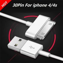 30-pinowy kabel USB do ładowarki do iPhone'a 4 4s 3G 3GS iPad 1 2 3 iPod Adapter Akcesoria Nano Touch Kabel do ładowania danych Ładowarka USB