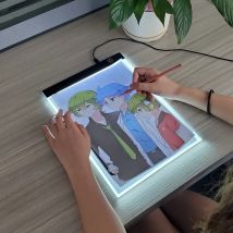 Poziom A4 Możliwość przyciemniania Led rysunek tablica do kopiowania zabawka dla dzieci malowanie