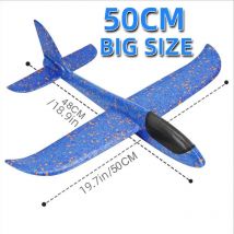 50 CENTIMETRI Grande Aereo In Schiuma Aliante A Mano Lancio Aereo Luce Inerziale EPP Bubble Aerei Lancio All'aperto Per Bambini Giocattoli per I Bambini Ragazzi Regalo