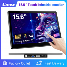 Display touch monitor da 15,6 pollici 1080P FHD 1920X1080 adatto per il secondo display del monitor supporta l'ingresso video VGA USB AV HDMI