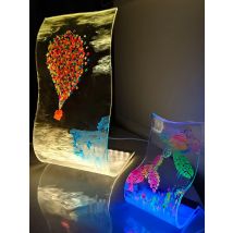 Creative Fluorescent Lamp Silicone Mold Homemade DIY Material Lamp Table Ornaments Decoration Mold For Resin Jewelry Making