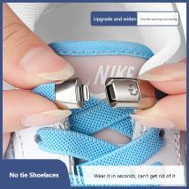 Sznurowadła bez wiązania Sznurowadła bez wiązania Elastyczne sznurowadła Sneaker Kids Adult 8MM Poszerzone płaskie sznurowadła do butów