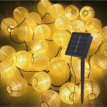 Solarlaterne-Lichterkette, wasserdicht, für den Außenbereich, LED-Girlande, Lichterkette, Terrasse, Gartendekoration, Licht für Weihnachten, Hochzeit, Party