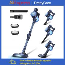 Aspirapolvere senza fili PrettyCare, potente aspirapolvere senza fili da 25KPA, autonomia di 40 minuti, batteria rimovibile, strato da 1,2 litri