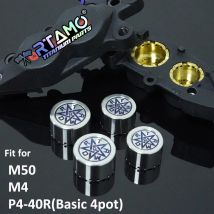 RTAMO Gr5 Titan-Messschieberkolben für Brembo Basic 4pot M50 M4.34 Messschieber, hochtemperaturbeständig