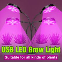 LED Plant Grow Lights spettro completo piantina di fiori verdura Indoor Hydroponics coltivazione lampada per la crescita funzione di temporizzazione dimmerabile