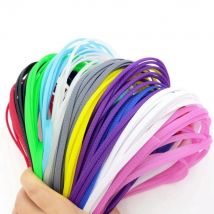 3 mm, 4 mm, 6 mm, 8 mm, 10 mm, 12 mm, 16 mm, flache PET-Kabelhülsen, geflochten, erweiterbarer Nylon-Schlangenleder-Drahthülse, schwarz, rot, gelb, grün