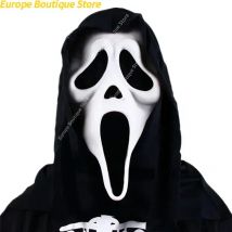 Ghost Face Scream Film Horror Maske Halloween Killer Cosplay Erwachsene Kostüm Zubehör Requisiten