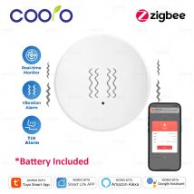 Zigbee Tuya Smart Vibration Sensor Erkennung Neigungssensor Smart Life App Benachrichtigung Echtzeit Motion Shock Alarm Record