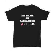 Mein Name ist ALEXANDER HAMLTON Hamilton Das Musik-T-Shirt