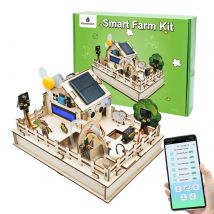 Keyestudio ESP32 Smart Farm Kit IOT Kit con scheda ESP32 per Arduino Scratch 3.0 Programmazione grafica Kit di avviamento intelligente fai-da-te