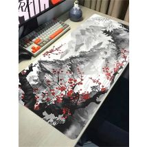 Sakura Scenery Mouse Pad Large Anti-Slip Rubber Gaming Mousepad Durable Desk Mat Thick Seam Edge Suitable for Office and Gaming