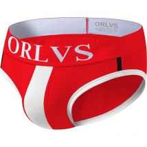 Einfache Herren-Slips aus Baumwolle, bequeme Herren-Slips, modisch, schlicht OR01