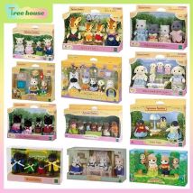 Sylvanian Family Persian Cat Penguin Sloth Family Anime Figure Ternurine Sylvanian Families Baby Dolls Customized Christmas Gift