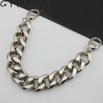 3 farben 22mm dicken Aluminium kette Licht gewicht taschen strap bag teile DIY griffe einfache passende Zubehör Handtasche Straps tasche