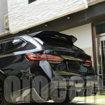 Oiomotors SQ Style Heckspoilerflügel aus trockener Kohlefaser für BMW G99 M5 G61 5er Serie