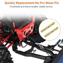 1/ 2PCS Heavy Duty Stahl Scher Pin tool Für Polaris Gletscher Pro Schnee Pflug Scher Pin Gletscher ATV quad Zubehör Ersetzen 2205063