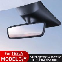 Für Tesla Modell Y Rückspiegel Schutz Rahmen Silikon Rückspiegel Abdeckung Hülse Tesla Nicht-Slip Dekoration Zubehör