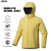JNLN Giacca a vento impermeabile da donna da uomo Giacca da trekking da trekking Cappotto antipioggia sportivo da esterno unisex Abbigliamento da arrampicata antivento