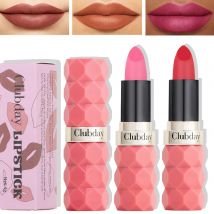 Clubday 8-Farben-Diamantschliff-Matt-Lippenstift, langlebig, wasserfest, nicht farbverlust, antihaftbeschichtet, samtmatter Lippenstift